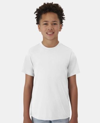 Hanes 484Y Cool DRI® Youth Cotton Touch T-Shirt in White