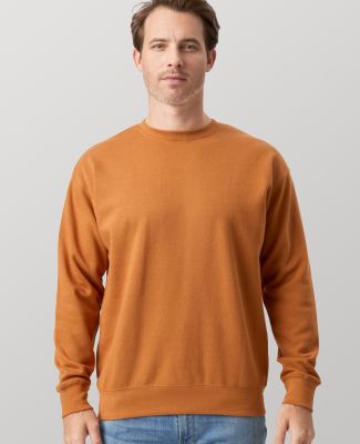 Cotton Heritage M2460 Lightweight Fleece Crewneck in Adobe