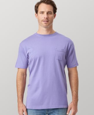 Cotton Heritage OU1620 Garment Dye S/S Pocket T-sh in Purple haze