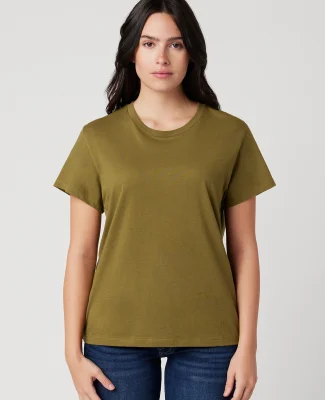 Cotton Heritage W1225 Boyfriend Tee in Olive branch