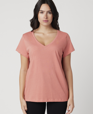Cotton Heritage W1247 Women's V-Neck T-shirt in Dusty rose