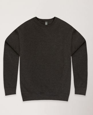 Cotton Heritage Y2460 Youth Crew Neck Fleece in Charcoal heather