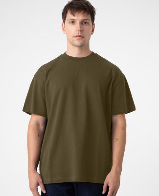 Cotton Heritage MC1087 Men's Box Tee in Military green