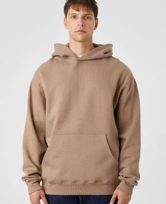Cotton Heritage M2635 Men's Box Hoodie in Latte