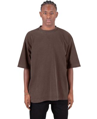 Shaka Wear Retail SHGDD Adult Garment-Dyed Drop-Sh in Mocha