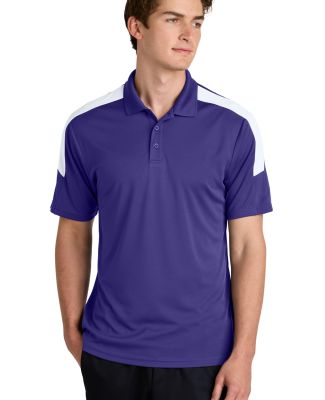 Sport Tek ST104 in Purple/wh