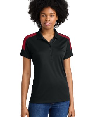 Sport Tek LST104 in Blk/dpred