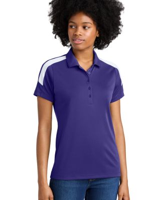 Sport Tek LST104 in Purple/wh