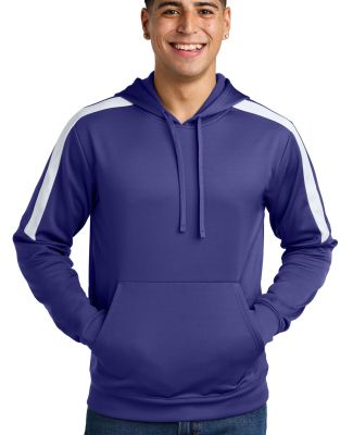 Sport Tek ST255 in Purple/wh
