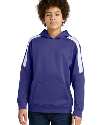 Sport Tek YST255 in Purple/wh