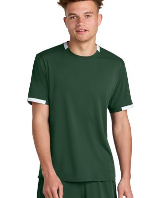 Sport Tek ST440 Sport-Tek Club Short Sleeve Crew in Frgn/white