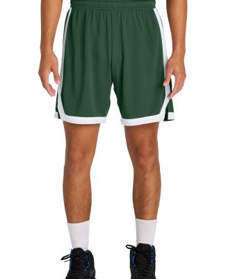 Sport Tek ST901 Sport-Tek Rival Basketball 7 Short in Frgn/white