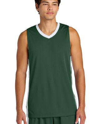 Sport Tek ST900 Sport-Tek Rival Basketball Rev Jer in Frgn/white