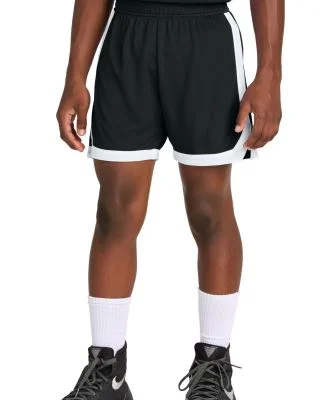 Sport Tek YST901 Sport-Tek Youth Rival Basketball  in Blk/white