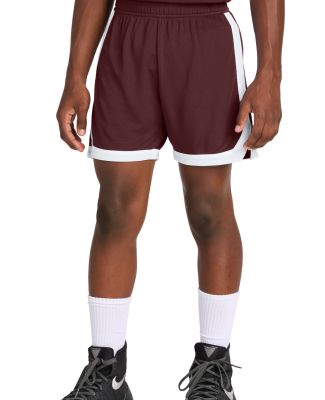 Sport Tek YST901 Sport-Tek Youth Rival Basketball  in Mar/white