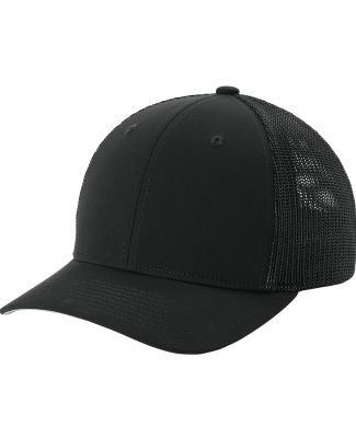 Sport Tek STC60 Sport-Tek Stretch-Tek Mesh Back Ca in Blk/blk