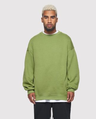 Teestyled TS9503  | HAND DISTRESSED SWEATSHIRTS in Military green