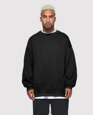 Teestyled TS9503  | HAND DISTRESSED SWEATSHIRTS in Black