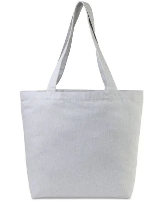 Gemline 102036 Aware Recycled Cotton Shopper Tot in Light grey