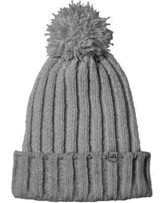 J America 5008JA Cushy Knit Beanie in Grey heather