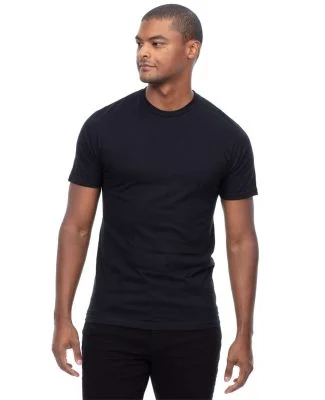 Threadfast Apparel T1001 Epic Unisex CVC T-Shirt in Solid black