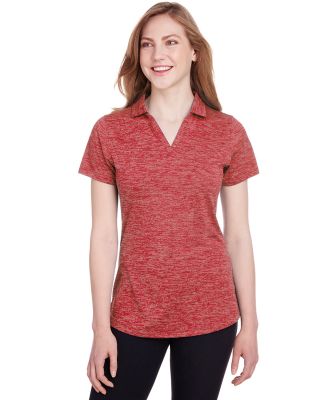 Puma 596802 Women's Icon Heather Polo in High risk red