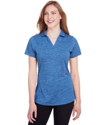 Puma 596802 Women's Icon Heather Polo in Lapis blue