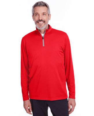 Puma 596807 Icon Quarter-Zip Pullover in High risk red