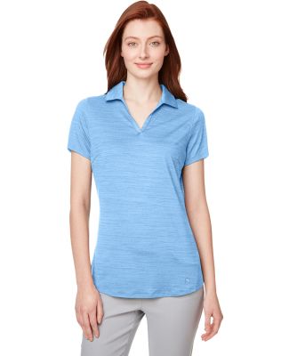 Puma 597695 Women's Cloudspun Free V-neck Polo in Placid blue hthr
