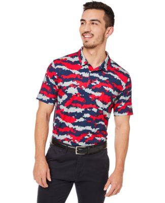 Puma 599434 Mattr Volition Flanked Polo in High risk red
