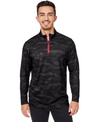 Puma 599440 Volition Flanked Quarter-Zip Pullover in Puma black