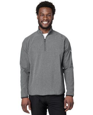 Puma 538931 Coastal Woven Quarter-Zip Pullover in Puma black hthr