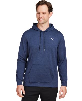 Puma 534527 Cloudspun Progress Hooded Sweatshirt in Navy blazer hthr