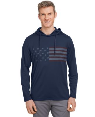 Puma 537474 Volition Patriotic Hooded Pullover in Navy blazer