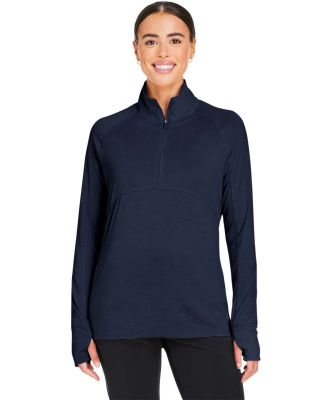 Puma PG400W Women's Bandon Quarter-Zip Pullover in Navy blazer