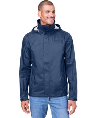 Marmot M15881 Men's Precip Eco Rain Jacket in Arctic navy