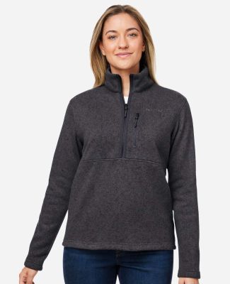 Marmot M16248 Ladies' Dropline Half-Zip Jacket in Black heather