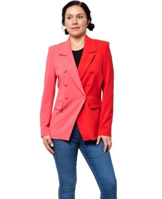 Stilo Apparel FS27270 Red Venissia Jacket in Two tone red