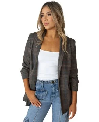 Stilo Apparel FS30052 STONEHEDGE MULTI PLAID PRINT in Plaid