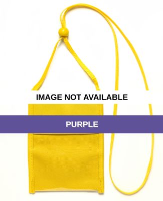 9605 UltraClub® Polyester Credential Holder  Purple