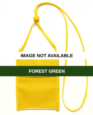 9605 UltraClub® Polyester Credential Holder  Forest Green