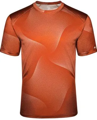 Badger Sportswear 2213 Youth Warp T-Shirt in Burnt orange