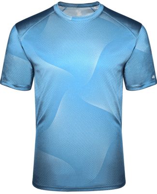 Badger Sportswear 4213 Warp T-Shirt in Columbia blue