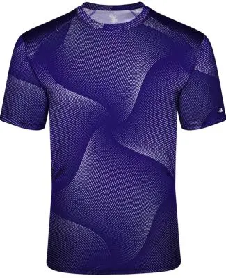 Badger Sportswear 4213 Warp T-Shirt in Purple