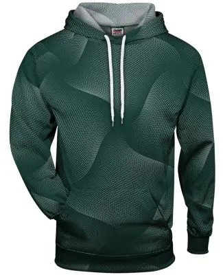 Badger Sportswear 1413 Warp Hooded Sweatshirt in Forest
