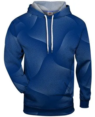Badger Sportswear 1413 Warp Hooded Sweatshirt in Royal