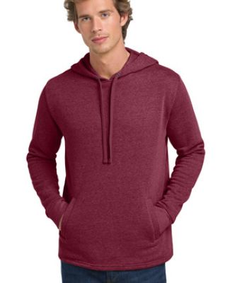 Next Level Apparel 9300 Malibu Welt Pocket Hoodie in Heather cardinal