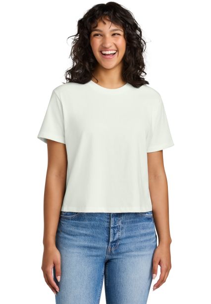 Next Level Apparel 7610 Women's Heavyweight Boxy T in Bone