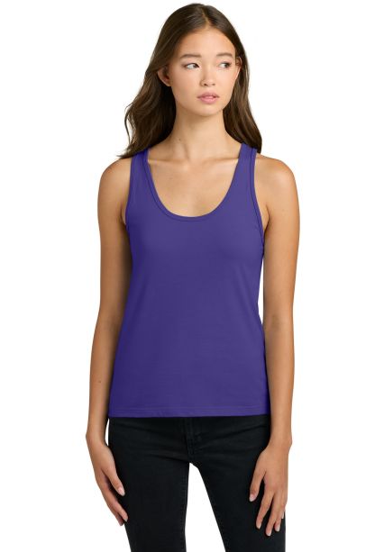 Next Level Apparel 3933 Women's Cotton Tank in Purple rush