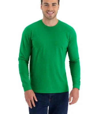 Next Level Apparel 6211 CVC Long Sleeve T-Shirt in Kelly green